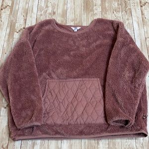 Joy Lab xxl pink fleece/sherpa